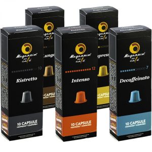 Magazzini del Caffé Nespresso® Compatible Coffee Capsules, Starter Pack