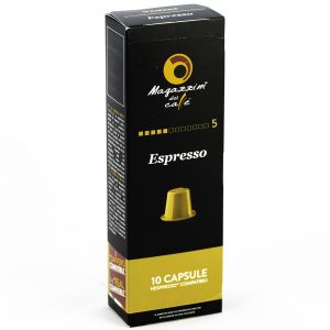 Magazzini del Caffé Nespresso® Compatible Coffee Capsules, Expresso