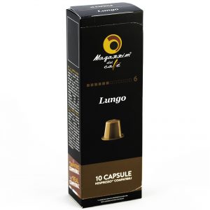 Magazzini del Caffé Nespresso® Compatible Coffee Capsules, Lungo